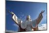 Statue of Jesus Christ with open arms in Delaj, Montenegro, Europe-Godong-Mounted Photographic Print