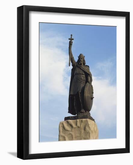 Statue of King Alfred, Winchester, Hampshire, England, United Kingdom, Europe-Rawlings Walter-Framed Photographic Print