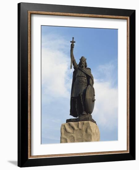 Statue of King Alfred, Winchester, Hampshire, England, United Kingdom, Europe-Rawlings Walter-Framed Photographic Print