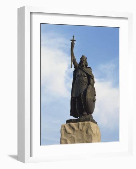 Statue of King Alfred, Winchester, Hampshire, England, United Kingdom, Europe-Rawlings Walter-Framed Photographic Print