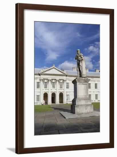 Statue of King George II as a Roman Emperor-null-Framed Giclee Print