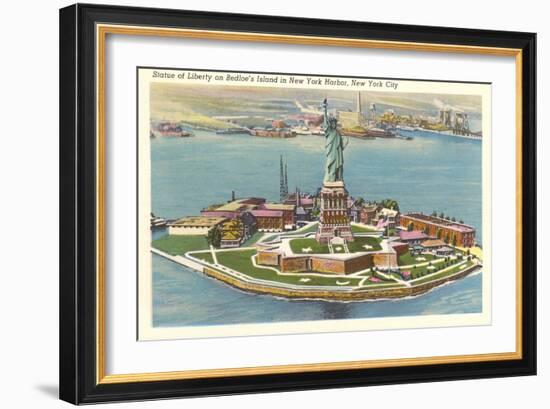 Statue of Liberty, Bedloe's Island, New York City-null-Framed Art Print