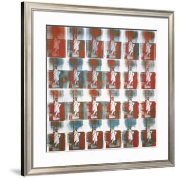 Statue of Liberty, c.1963-Andy Warhol-Framed Giclee Print