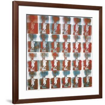 Statue of Liberty, c.1963-Andy Warhol-Framed Giclee Print