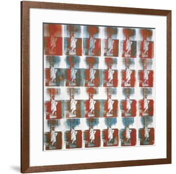 Statue of Liberty, c.1963-Andy Warhol-Framed Giclee Print