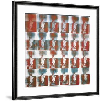 Statue of Liberty, c.1963-Andy Warhol-Framed Giclee Print