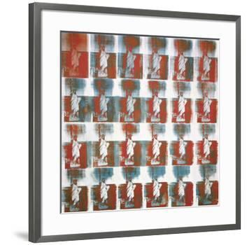 Statue of Liberty, c.1963-Andy Warhol-Framed Giclee Print