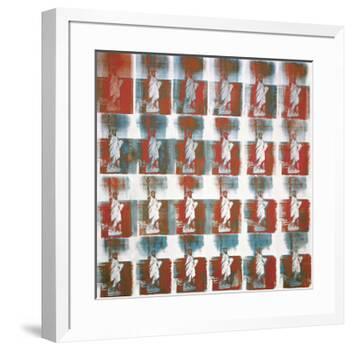 Statue of Liberty, c.1963-Andy Warhol-Framed Giclee Print