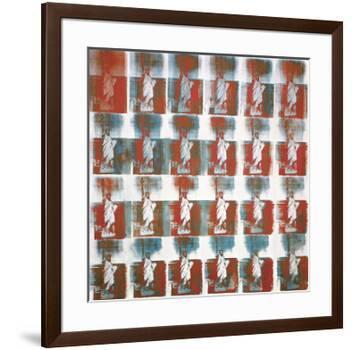 Statue of Liberty, c.1963-Andy Warhol-Framed Giclee Print