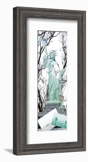 Statue of Liberty Collage-Erin Clark-Framed Art Print