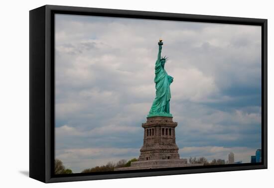 Statue of Liberty III-Erin Berzel-Framed Premier Image Canvas