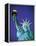 Statue of Liberty in New York City at dusk-Alan Schein-Framed Premier Image Canvas