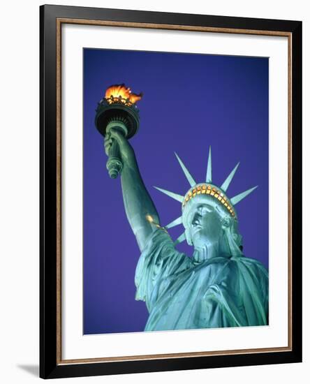 Statue of Liberty in New York City at dusk-Alan Schein-Framed Photographic Print