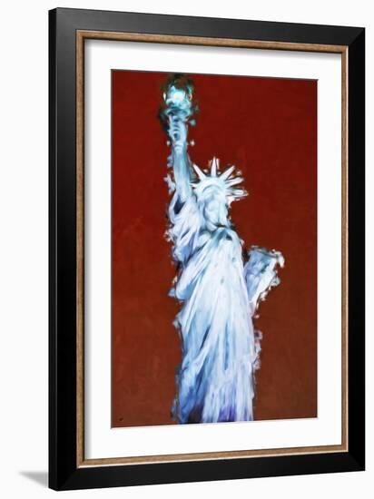 Statue of Liberty IX - In the Style of Oil Painting-Philippe Hugonnard-Framed Giclee Print