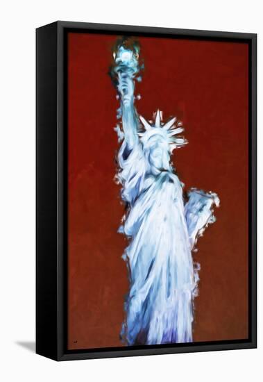 Statue of Liberty IX - In the Style of Oil Painting-Philippe Hugonnard-Framed Premier Image Canvas