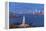 Statue of Liberty Jersey City and Lower Manhattan, New York City, New York, USA-Jon Arnold-Framed Premier Image Canvas