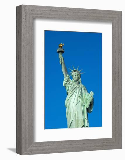 Statue of Liberty, Liberty Island, Manhattan, New York, United States of America, North America-Alan Copson-Framed Photographic Print