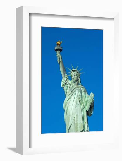 Statue of Liberty, Liberty Island, Manhattan, New York, United States of America, North America-Alan Copson-Framed Photographic Print