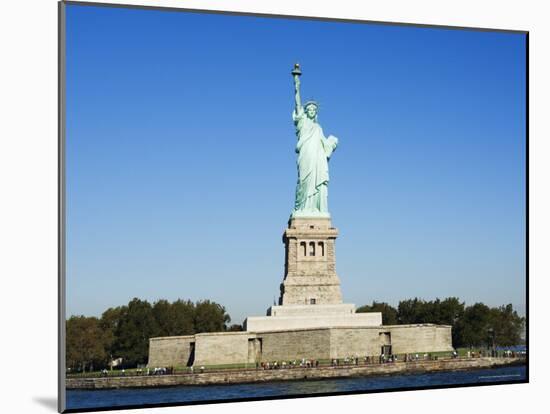 Statue of Liberty, Liberty Island, New York City, New York, United States of America, North America-Amanda Hall-Mounted Photographic Print