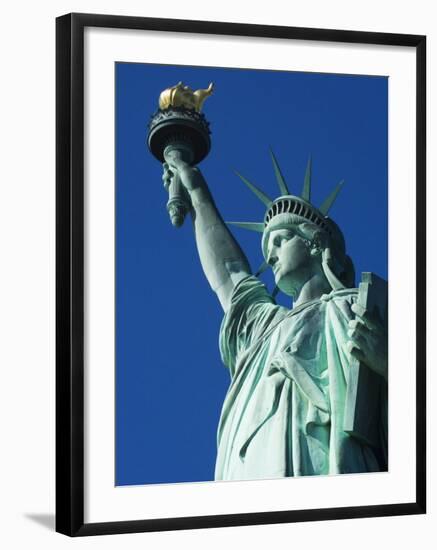 Statue of Liberty, Liberty Island, New York City, New York, USA-Amanda Hall-Framed Photographic Print