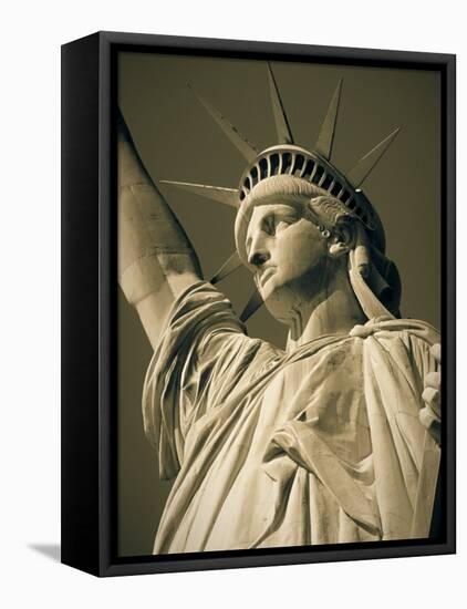 Statue of Liberty, New York City, USA-Jon Arnold-Framed Premier Image Canvas