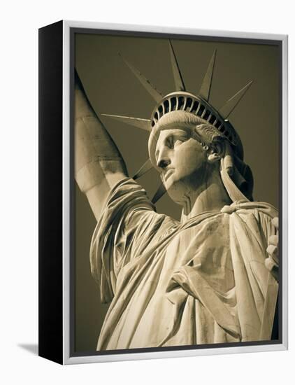 Statue of Liberty, New York City, USA-Jon Arnold-Framed Premier Image Canvas