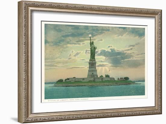 Statue of Liberty, New York City-null-Framed Art Print