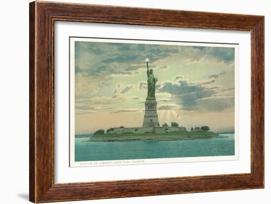 Statue of Liberty, New York City-null-Framed Art Print