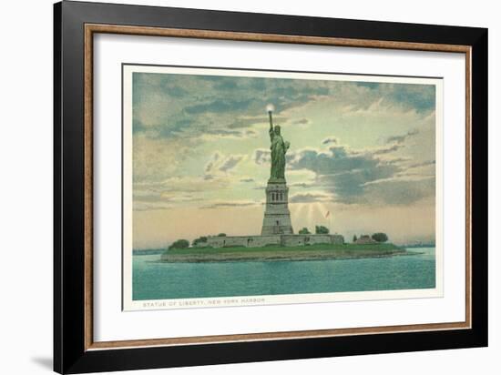 Statue of Liberty, New York City-null-Framed Art Print