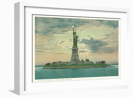 Statue of Liberty, New York City-null-Framed Art Print