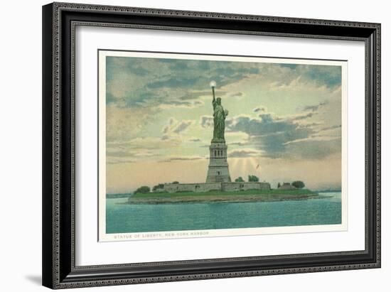 Statue of Liberty, New York City-null-Framed Art Print