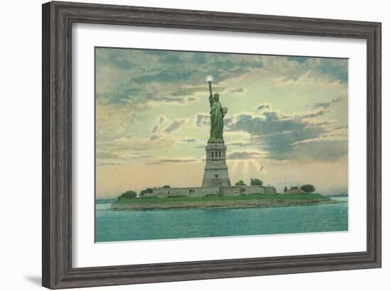 Statue of Liberty, New York City-null-Framed Art Print