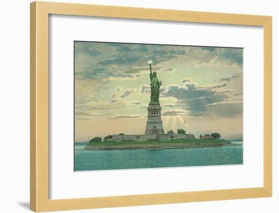 Statue of Liberty, New York City-null-Framed Art Print