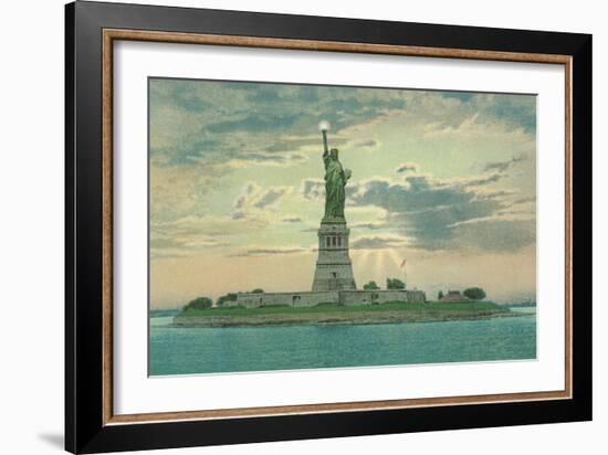 Statue of Liberty, New York City--Framed Art Print