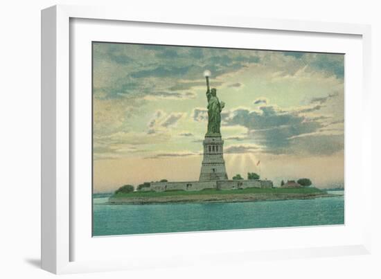 Statue of Liberty, New York City-null-Framed Art Print