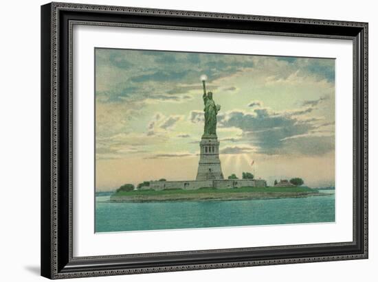 Statue of Liberty, New York City-null-Framed Art Print