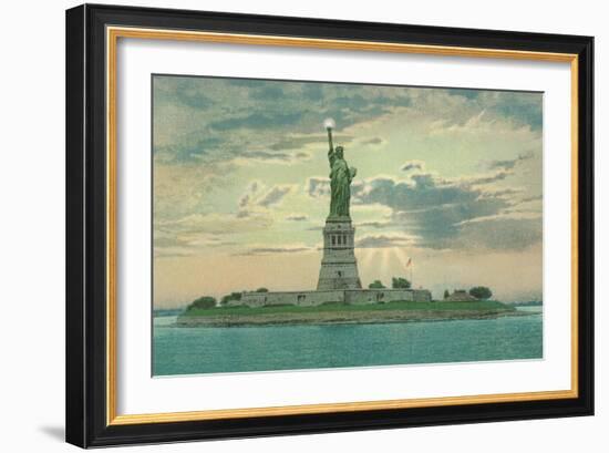 Statue of Liberty, New York City-null-Framed Art Print