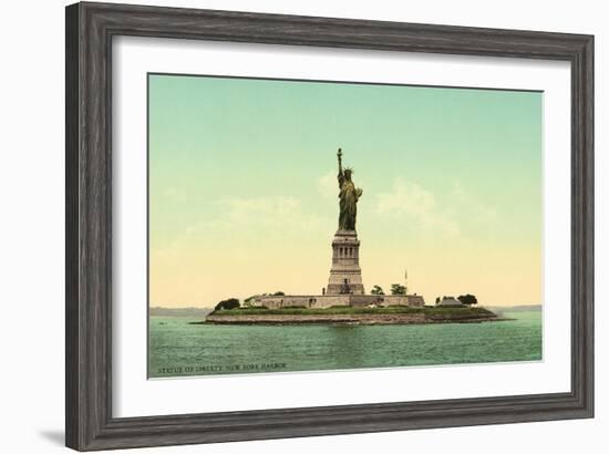 Statue of Liberty, New York Harbor-null-Framed Art Print