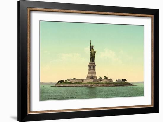 Statue of Liberty, New York Harbor-null-Framed Art Print