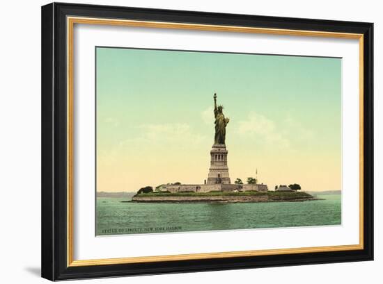 Statue of Liberty, New York Harbor-null-Framed Art Print