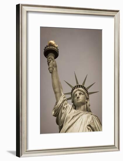 Statue of Liberty, New York, United States of America, North America-Amanda Hall-Framed Photographic Print
