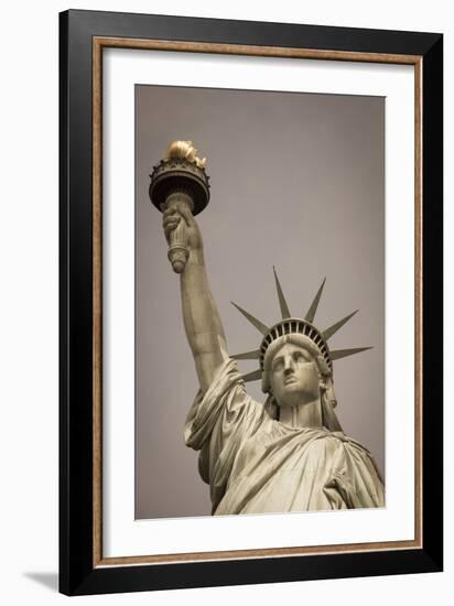 Statue of Liberty, New York, United States of America, North America-Amanda Hall-Framed Photographic Print