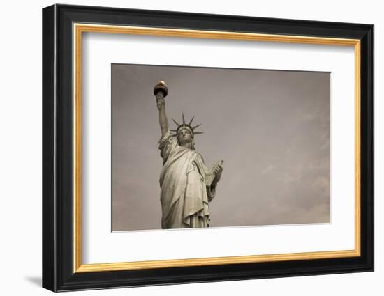 Statue of Liberty, New York, United States of America, North America-Amanda Hall-Framed Photographic Print