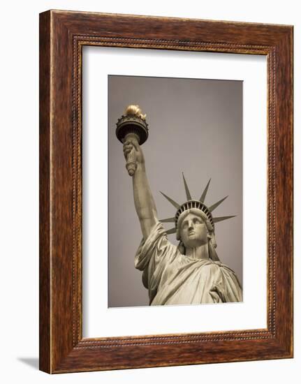 Statue of Liberty, New York, United States of America, North America-Amanda Hall-Framed Photographic Print