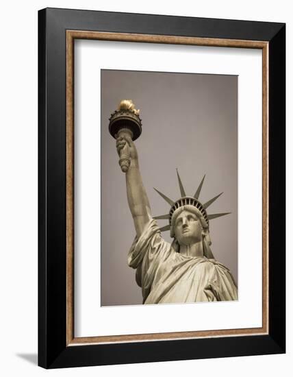 Statue of Liberty, New York, United States of America, North America-Amanda Hall-Framed Photographic Print