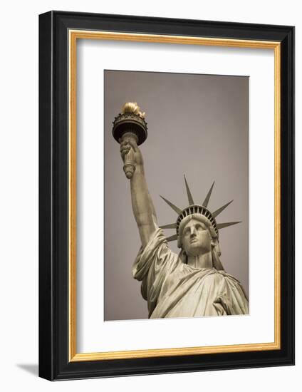 Statue of Liberty, New York, United States of America, North America-Amanda Hall-Framed Photographic Print