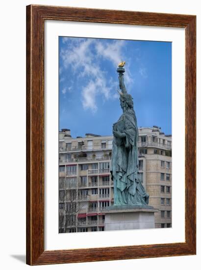 Statue Of Liberty Paris II-Cora Niele-Framed Giclee Print