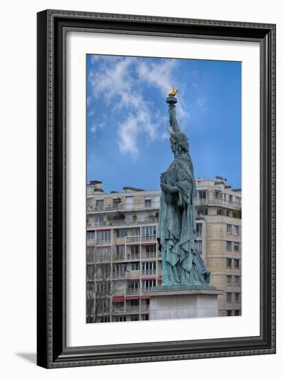 Statue Of Liberty Paris II-Cora Niele-Framed Giclee Print