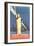 Statue of Liberty Travel Poster-null-Framed Art Print