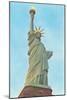 Statue of Liberty with Lights, New York City-null-Mounted Art Print
